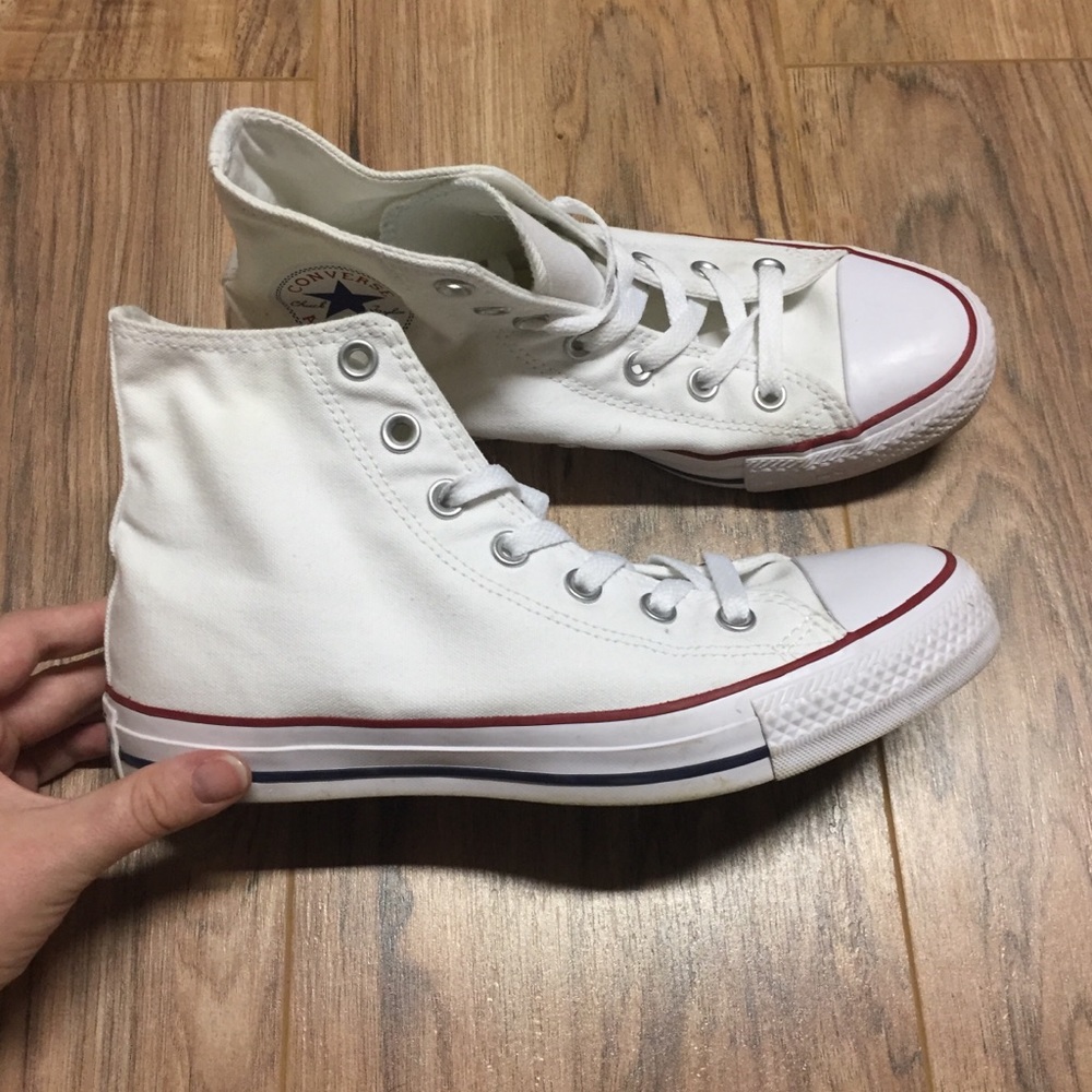 White high top Converse